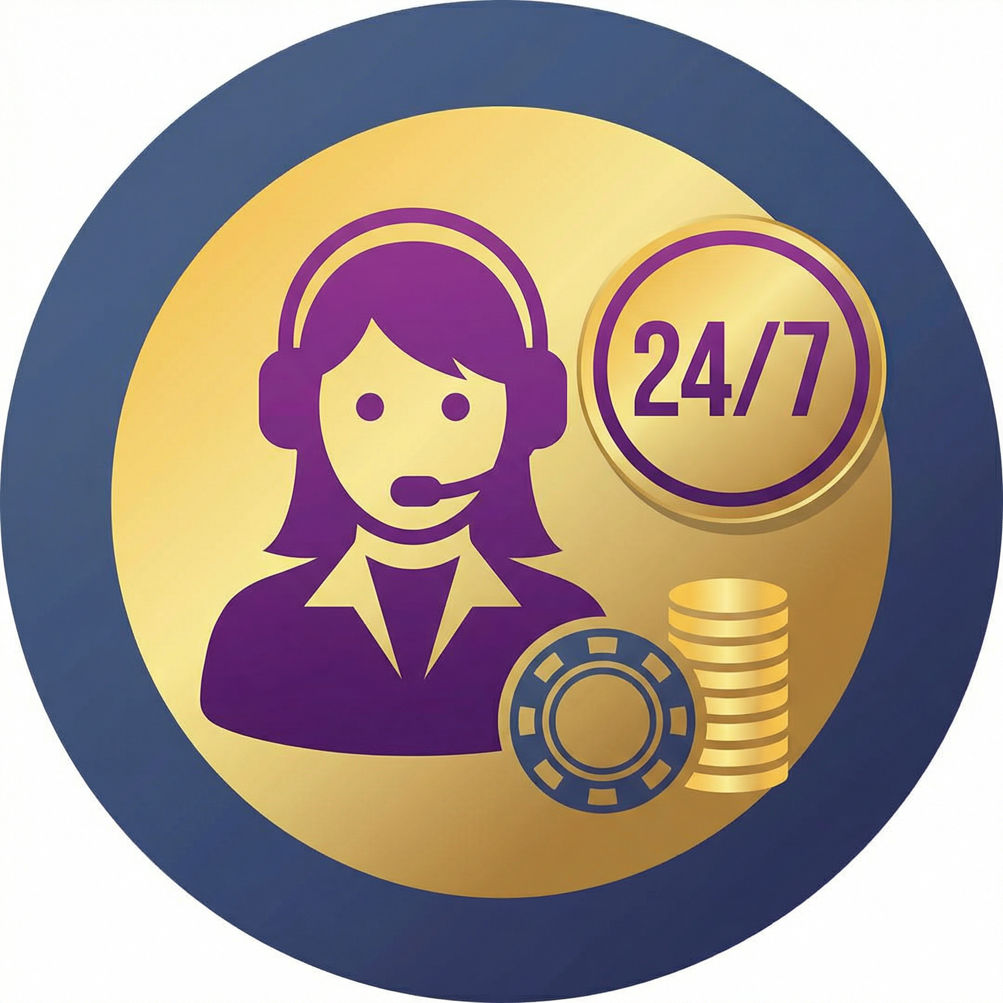 24小时客服支持图标